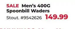 Runnings Men's 400G Spoonbill Waders offer
