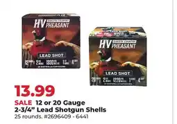 Runnings Dakota Country 12 or 20 Gauge 2-3/4 Lead Shotgun Shells offer
