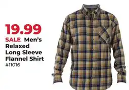 Runnings Noble Outfitters Men's Relaxed Long Sleeve Flannel Shirt offer