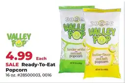 Runnings VALLEY POP Ready-To-Eat Popcorn offer