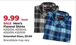 Runnings Men's Flannel Shirts offer