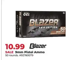 Runnings Blazer 9mm Pistol Ammo offer
