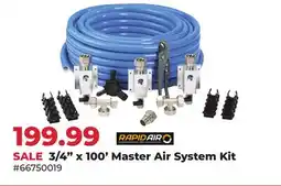 Runnings Rapid Air 3/4 x 100' Master Air System Kit offer