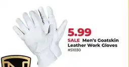 Runnings Noble Outfitters Men's Goatskin Leather Work Gloves offer