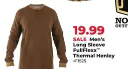 Runnings Noble Outfitters Men's Long Sleeve FullFlexx Thermal Henley offer