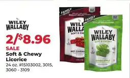 Runnings Wiley Wallaby Soft & Chewy Licorice offer