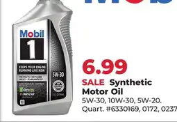 Runnings Synthetic Motor Oil offer