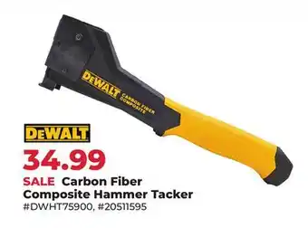 Runnings DEWALT Carbon Fiber Composite Hammer Tacker offer