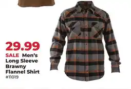 Runnings NOBLE OUTFITTERS Men's Long Sleeve Brawny Flannel Shirt offer