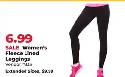 Runnings Women's Fleece Lined Leggings offer