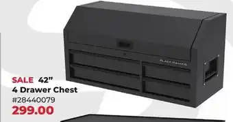 Runnings Black Diamond 42 4 Drawer Chest offer