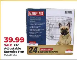 Runnings Main st Pet 24 Adjustable Exercise Pen offer