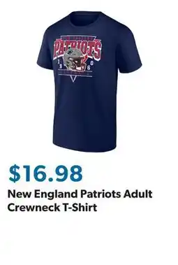Sam's Club New England Patriots Adult Crewneck T-Shirt offer