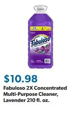 Sam's Club Fabuloso 2X Concentrated Multi-Purpose Cleaner, Lavender 210 fl. oz offer