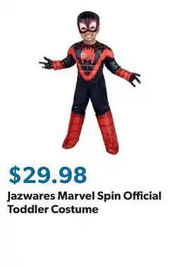Sam's Club Jazwares Marvel Spin Official Toddler Costume offer