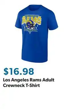 Sam's Club Los Angeles Rams Adult Crewneck T-Shirt offer
