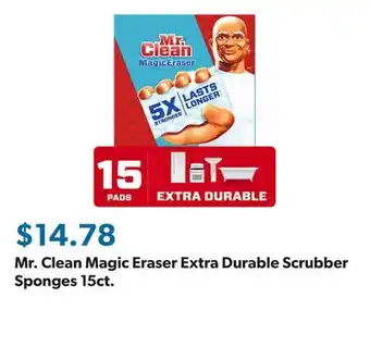 Sam's Club Mr. Clean Magic Eraser Extra Durable Scrubber Sponges 15ct offer