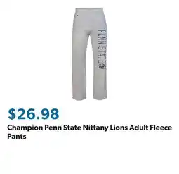 Sam's Club Champion Penn State Nittany Lions Adult Fleece Pants offer