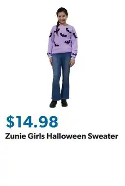Sam's Club Zunie Girls Halloween Sweater offer