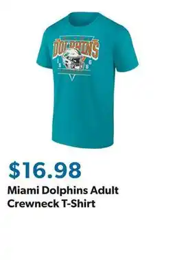 Sam's Club Miami Dolphins Adult Crewneck T-Shirt offer