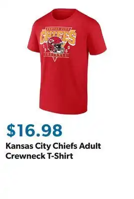 Sam's Club Kansas City Chiefs Adult Crewneck T-Shirt offer