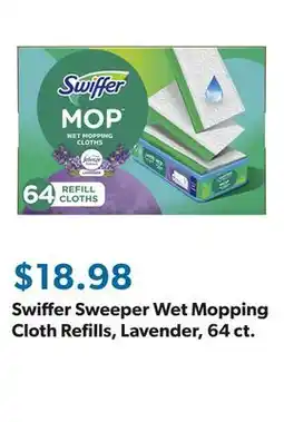 Sam's Club Swiffer Sweeper Wet Mopping Cloth Refills, Lavender, 64 ct offer