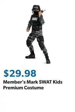 Sam's Club Member's Mark SWAT Kids Premium Costume offer