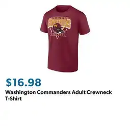 Sam's Club Washington Commanders Adult Crewneck T-Shirt offer