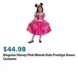 Sam's Club Disguise Disney Pink Minnie Kids Prestige Gown Costume offer