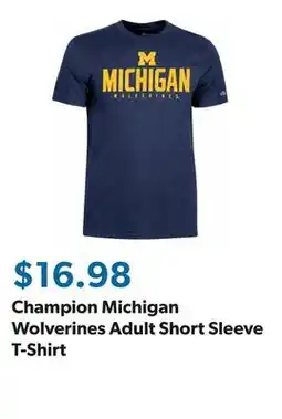 Sam's Club Champion Michigan Wolverines Adult Short Sleeve T-Shirt offer