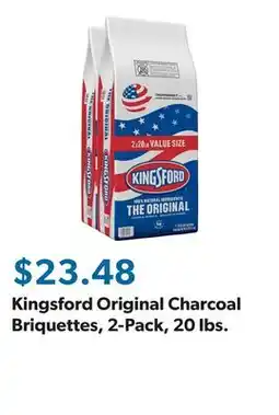 Sam's Club Kingsford Original Charcoal Briquettes, 2-Pack, 20 lbs offer