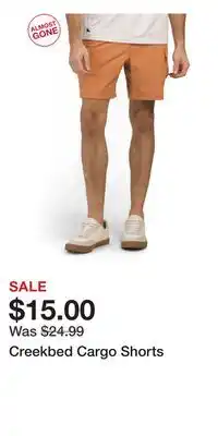 TJ Maxx Creekbed Cargo Shorts offer
