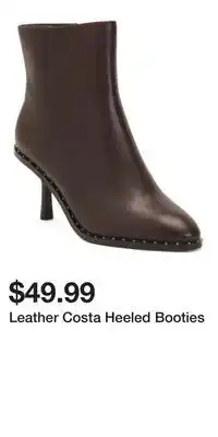 TJ Maxx Leather Costa Heeled Booties offer