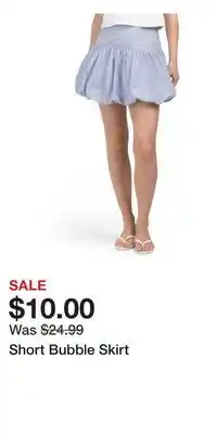 TJ Maxx Short Bubble Skirt offer