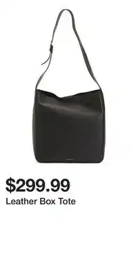 TJ Maxx Leather Box Tote offer
