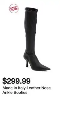 TJ Maxx Made In Italy Leather Nosa Ankle Booties offer