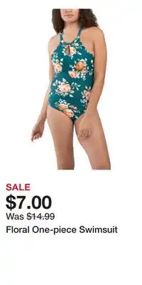 TJ Maxx Floral One-piece Swimsuit offer