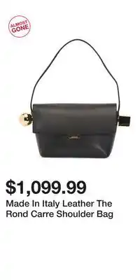 TJ Maxx Made In Italy Leather The Rond Carre Shoulder Bag offer