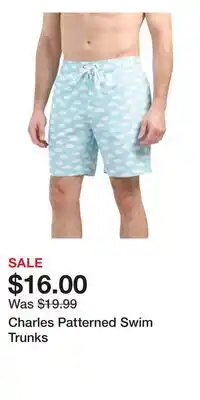 TJ Maxx Charles Patterned Swim Trunks offer