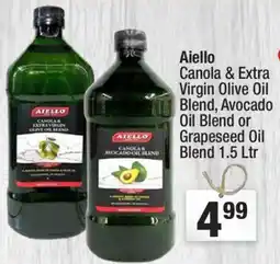 Super King Markets Aiello Canola & Extra Virgin Olive Oil Blend, Avocado Oil Blend or Grapeseed Oil Blend offer