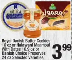 Super King Markets Royal Danish Butter Cookies or Halawani Maamoul 99 With Dates offer