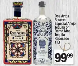 Super King Markets Dos Artes Reserva Especial Añejo Tequila or Dame Mas Tequila Reposado offer