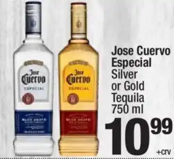 Super King Markets Jose Cuervo Especial Silver or Gold Tequila offer