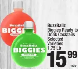 Super King Markets BuzzBallz Biggies Ready to Drink Cocktails offer