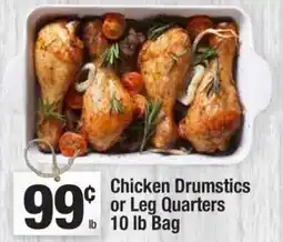 Super King Markets Chicken Drumstics or Leg Quarters offer