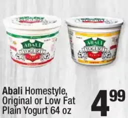 Super King Markets Abali Homestyle, Original or Low Fat Plain Yogurt offer