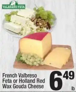 Super King Markets French valbreso feta or holland red wax gouda cheese offer