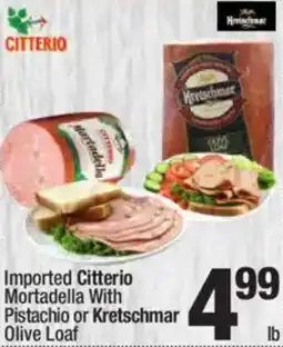 Super King Markets Imported citterio mortadella with pistachio or kretschmar offer