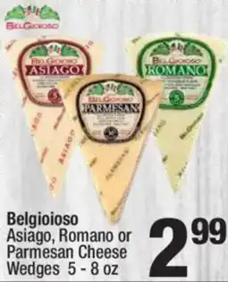 Super King Markets Belgioioso asiago, romano or parmesan cheese wedges offer