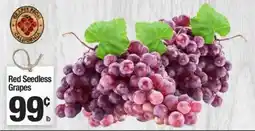 Super King Markets Red seedless grapes offer